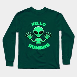 Alien Say Hello - TOSCA Long Sleeve T-Shirt